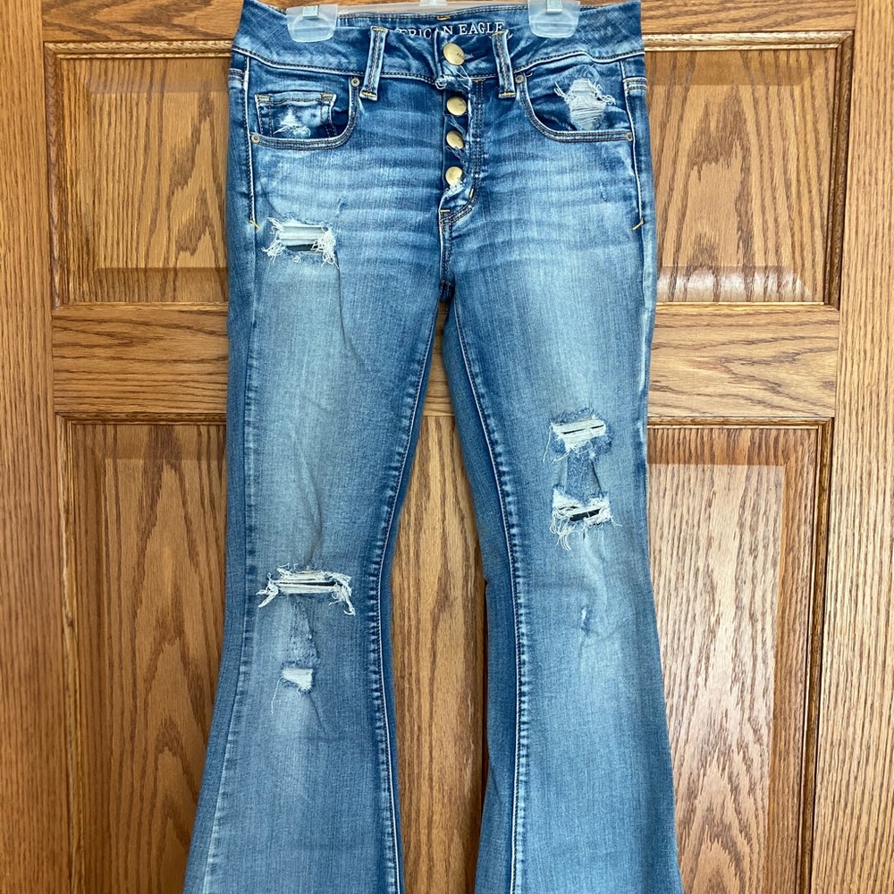 Flared jeans